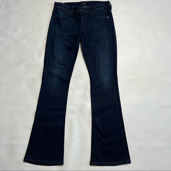 Citizens of Humanity | Dark Denim Mid Rise Bootcut Jeans - Picture 1 of 7